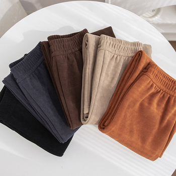 Flísová podšité sukňa s vysokým pásom, priliehavá na boky, strednej dĺžky, s chrbtovým rozparkom, jesenná-zimná, spandexová zmes