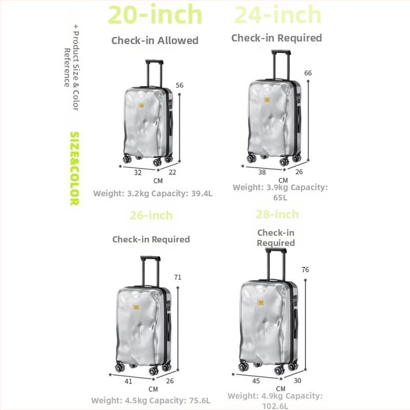 Jupiter Fly 20-palcový palubný kufor a 24-palcový cestovný kufor, PC obal, TSA kombinovaný zámok, otočné kolieska, vodotesný, polyesterové vnútro, pre obchodné cestovanie