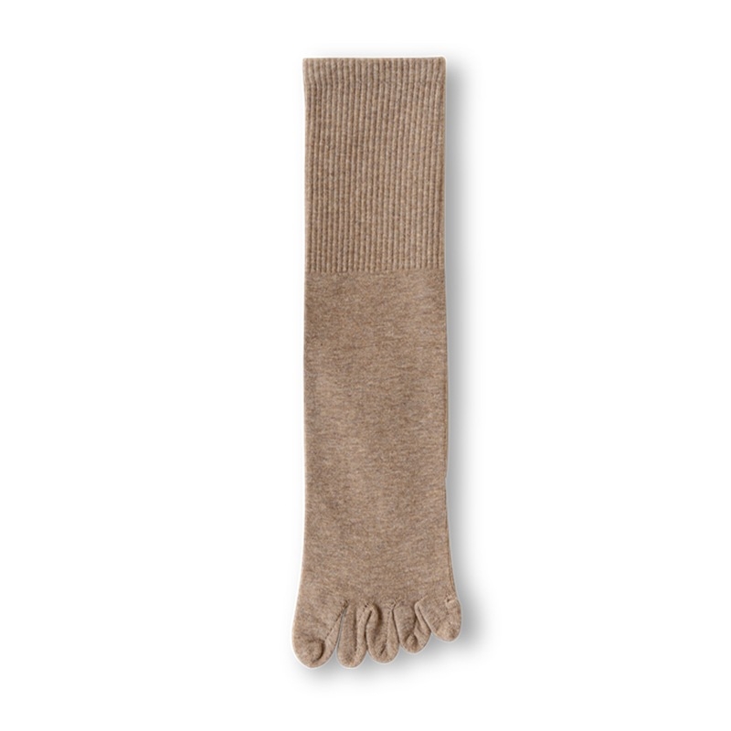 Ženske čarape s pet prstiju od pamuka, s dijeljenim prstima, antibakterijske, upijaju znoj i otporne na miris, 70% pamuka, 25% poliester, 5% elastan