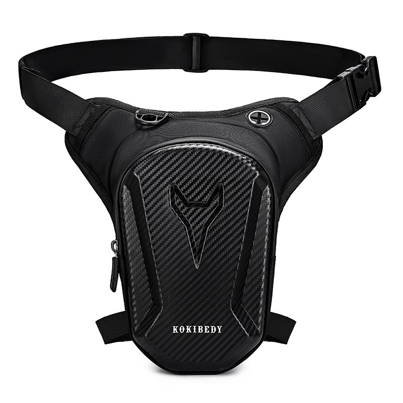 Férfi motoros deréktáska, street stílus, Oxford vászon, ultra könnyű, poliészter bélés