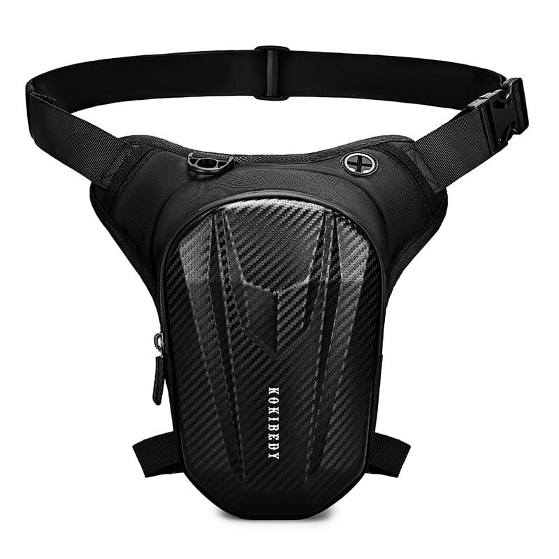 Férfi motoros deréktáska, street stílus, Oxford vászon, ultra könnyű, poliészter bélés