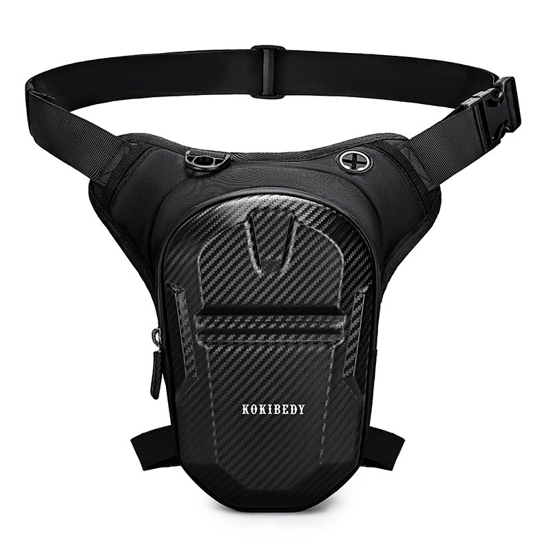 Férfi motoros deréktáska, street stílus, Oxford vászon, ultra könnyű, poliészter bélés