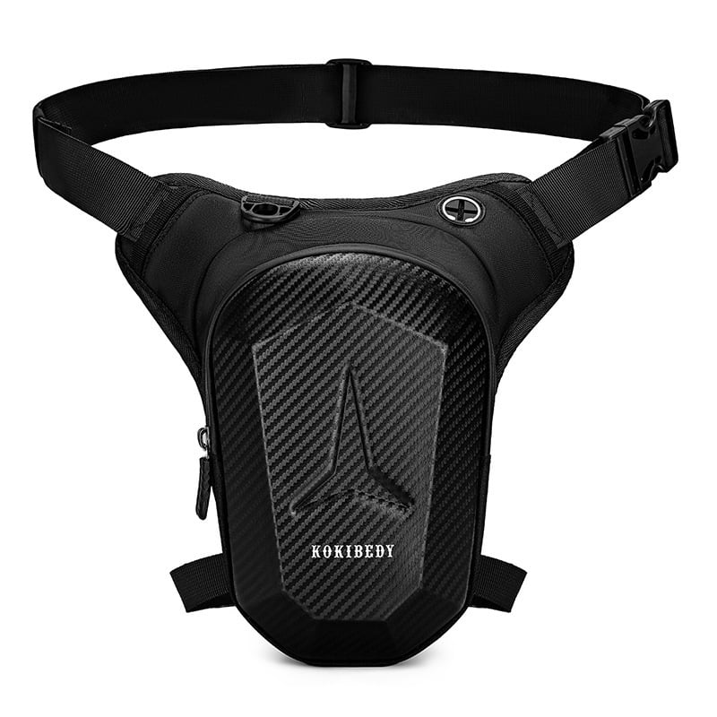 Férfi motoros deréktáska, street stílus, Oxford vászon, ultra könnyű, poliészter bélés