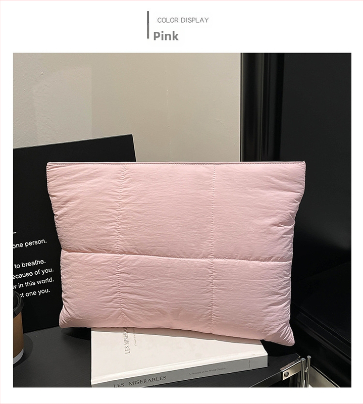 Laptop táska buborékpárnával, MacBook-kompatibilis, belső rendezővel, ütésálló, nylon külső