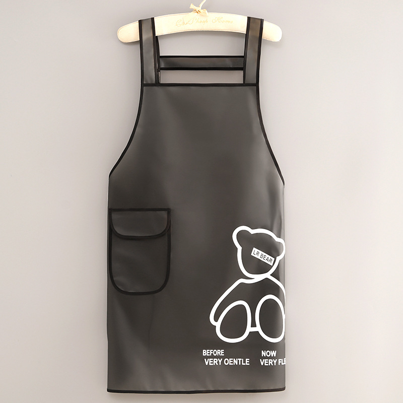 Hao Jin водоустойчива престилка с ръкави за кухня и обслужване на храните