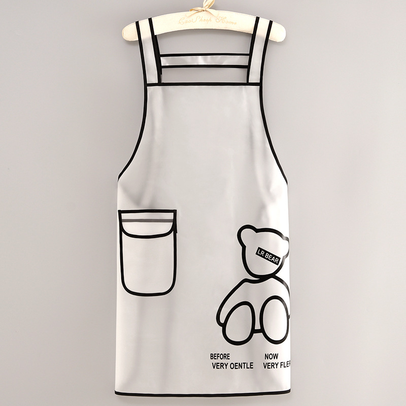 Hao Jin водоустойчива престилка с ръкави за кухня и обслужване на храните