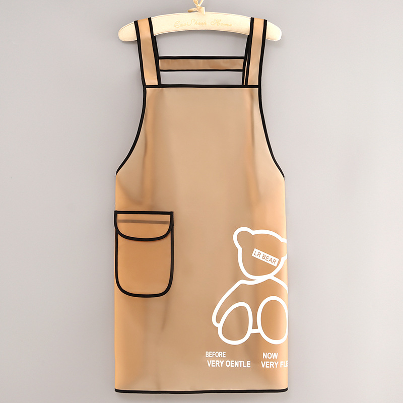 Hao Jin водоустойчива престилка с ръкави за кухня и обслужване на храните