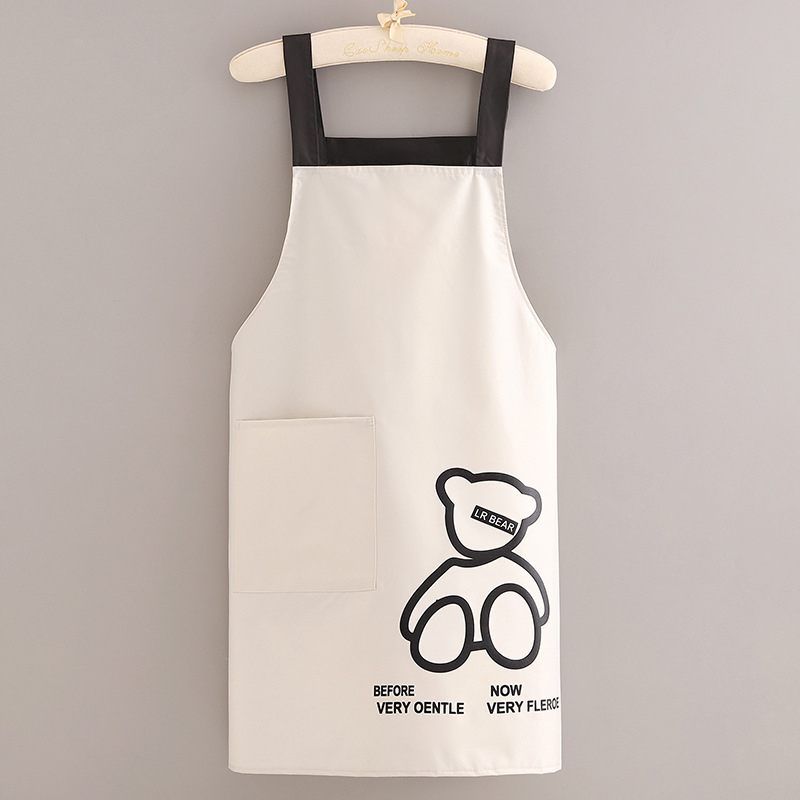 Hao Jin водоустойчива престилка с ръкави за кухня и обслужване на храните