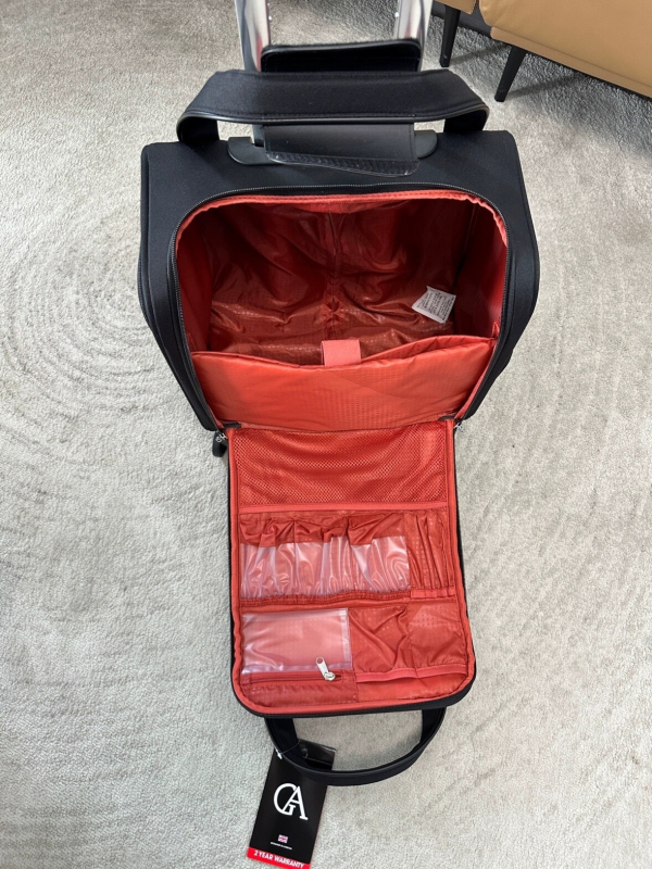 Oxford textilný príručný kufor, vodeodolný, ultraľahký, odolný voči opotrebeniu, jednosmerné kolieska