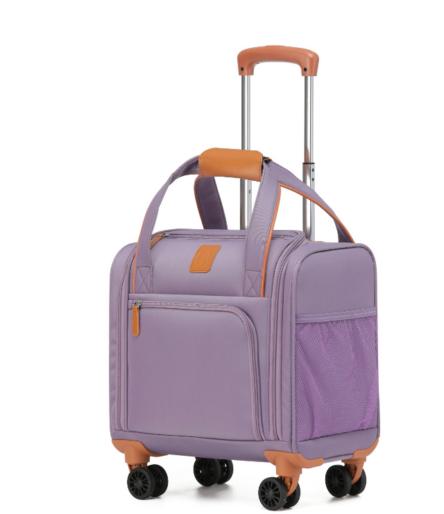 Oxford textilný príručný kufor, vodeodolný, ultraľahký, odolný voči opotrebeniu, jednosmerné kolieska