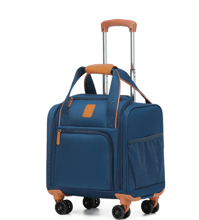 Oxford textilný príručný kufor, vodeodolný, ultraľahký, odolný voči opotrebeniu, jednosmerné kolieska