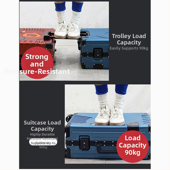 Kofer na cestovanie z ABS materiálu, Otváranie na zips, Univerzálne kolieska, Zámok na zips, Hmotnosť 4 kg