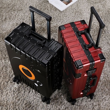 Kofer na cestovanie z ABS materiálu, Otváranie na zips, Univerzálne kolieska, Zámok na zips, Hmotnosť 4 kg