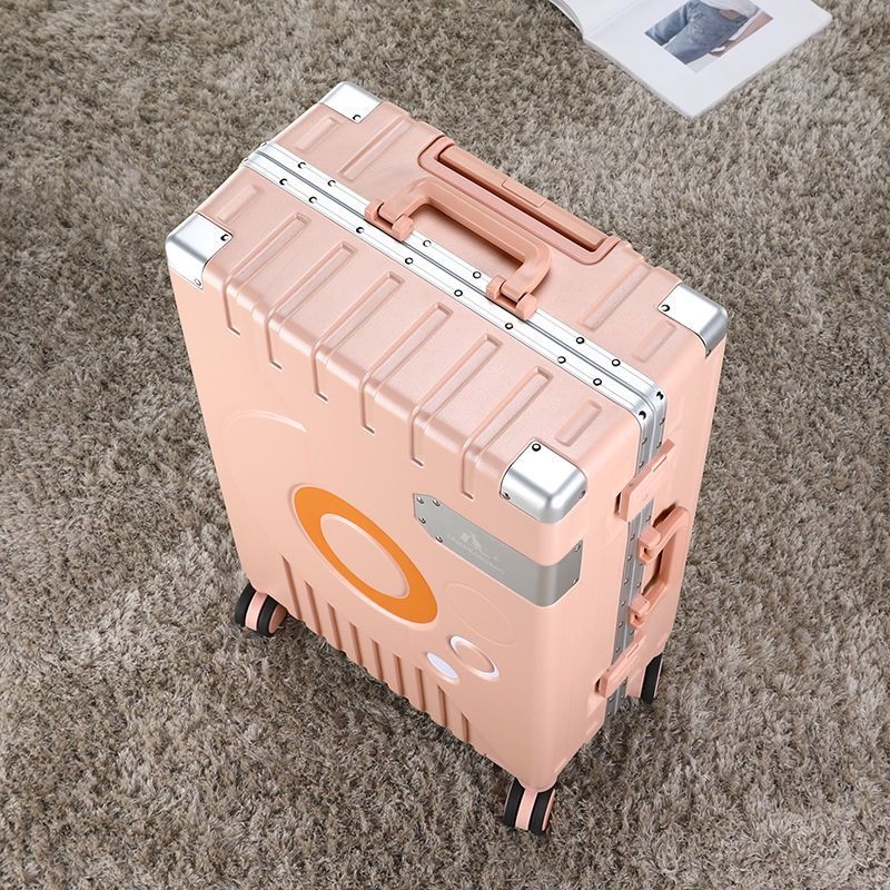 Kofer na cestovanie z ABS materiálu, Otváranie na zips, Univerzálne kolieska, Zámok na zips, Hmotnosť 4 kg