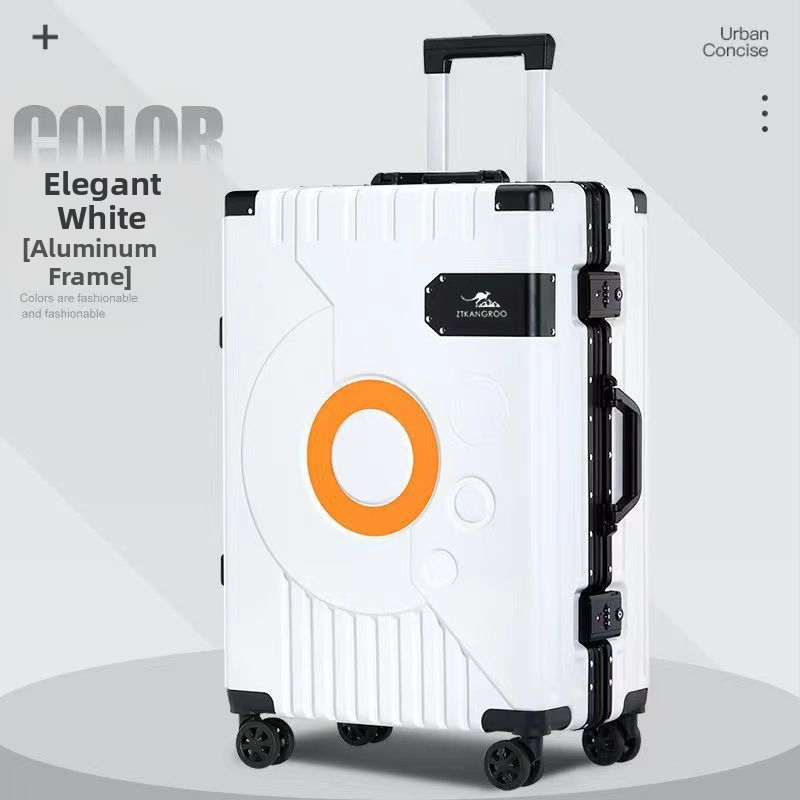 Kofer na cestovanie z ABS materiálu, Otváranie na zips, Univerzálne kolieska, Zámok na zips, Hmotnosť 4 kg