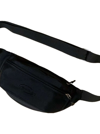 Dikaiero Borsetă de talie sport, nylon impermeabil, model cu litere, căptușeală poliester, pentru sporturi în aer liber, iarnă 2024