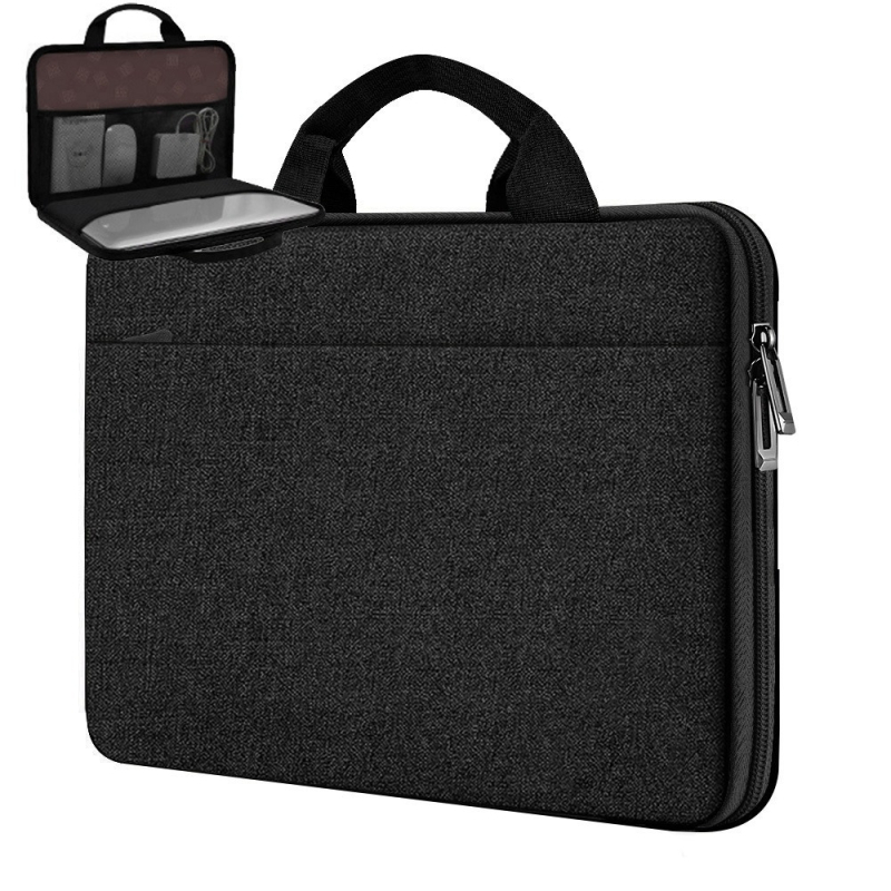 HSEOK zaštitna futrola za laptop – vodootporna, otporna na udarce, ultra lagana, poliester, gradski stil