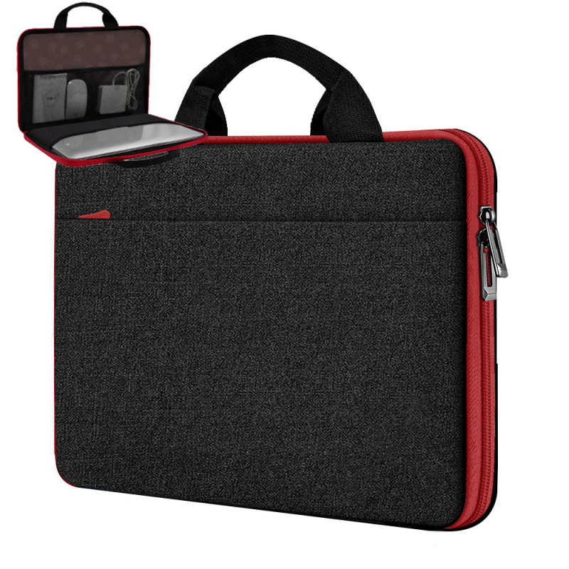HSEOK zaštitna futrola za laptop – vodootporna, otporna na udarce, ultra lagana, poliester, gradski stil