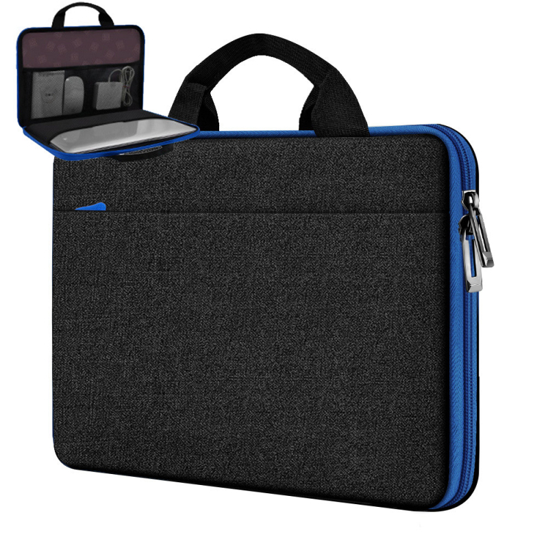HSEOK zaštitna futrola za laptop – vodootporna, otporna na udarce, ultra lagana, poliester, gradski stil