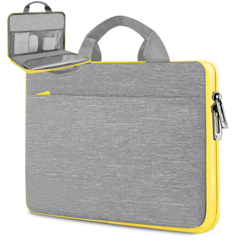 HSEOK zaštitna futrola za laptop – vodootporna, otporna na udarce, ultra lagana, poliester, gradski stil