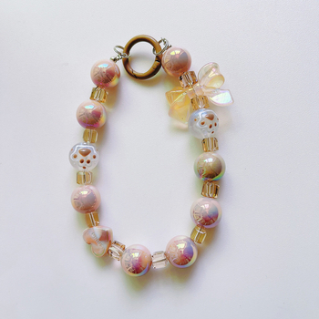 Ръчно изработен телефонен синджир от мъниста – корейски стил, животински мотив, DIY висулка