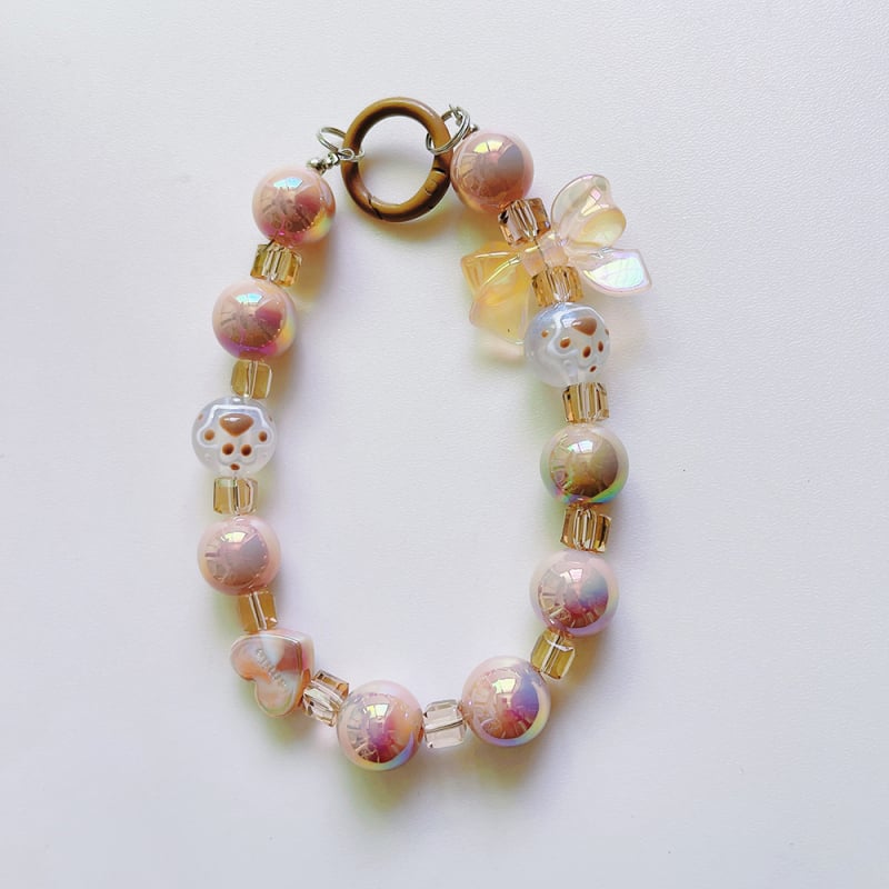 Ръчно изработен телефонен синджир от мъниста – корейски стил, животински мотив, DIY висулка