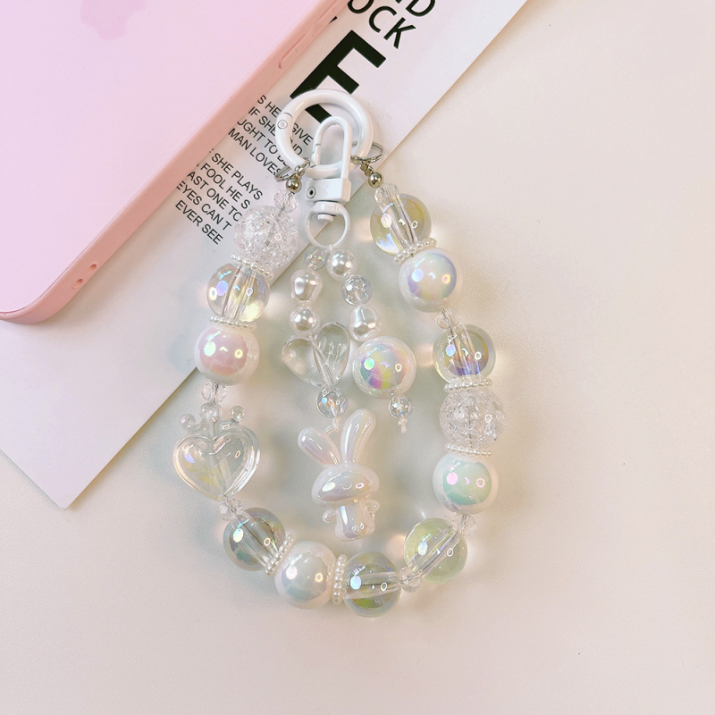 Ръчно изработен телефонен синджир от мъниста – корейски стил, животински мотив, DIY висулка