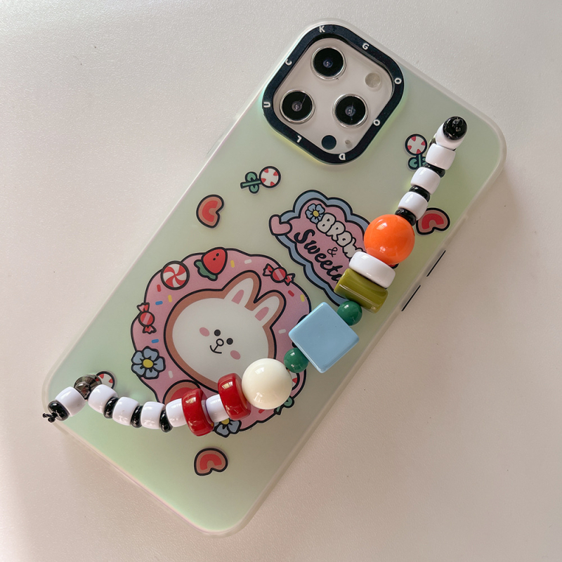 Ръчно изработен телефонен синджир от мъниста – корейски стил, животински мотив, DIY висулка