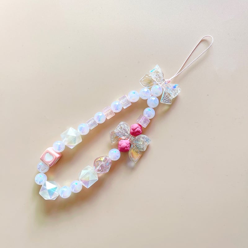 Ръчно изработен телефонен синджир от мъниста – корейски стил, животински мотив, DIY висулка