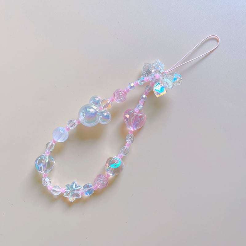 Ръчно изработен телефонен синджир от мъниста – корейски стил, животински мотив, DIY висулка