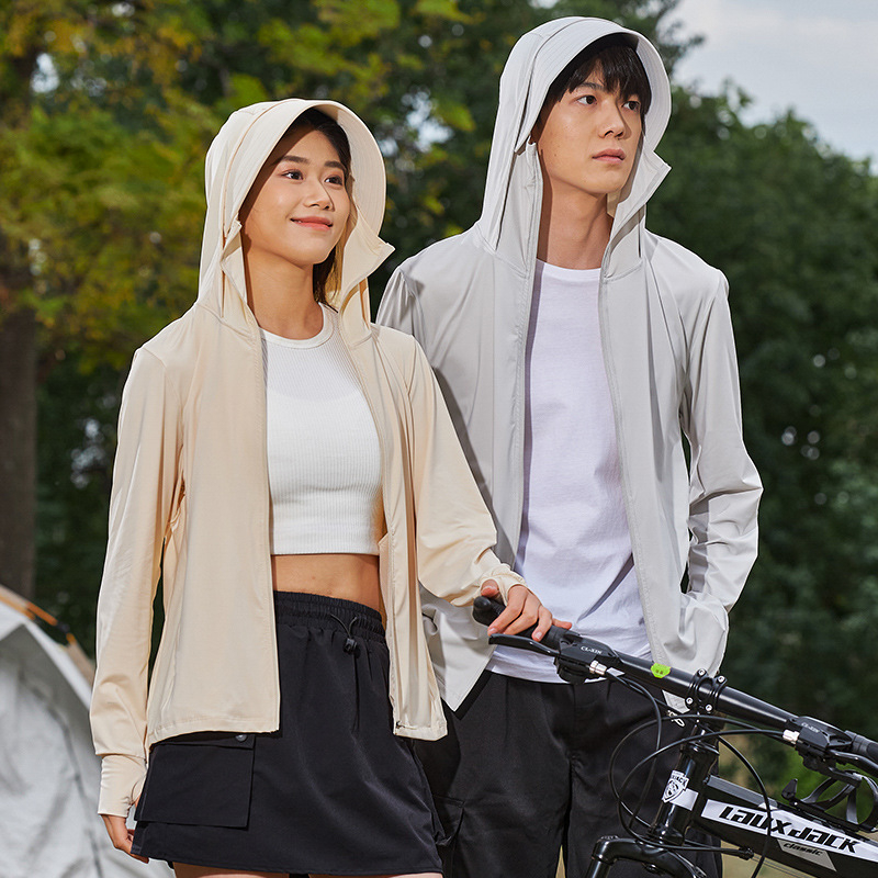 Unisex outdoorová bunda s kapucňou a UPF50+ UV ochranou, priedušná, rýchloschnúca, odvádzajúca vlhkosť