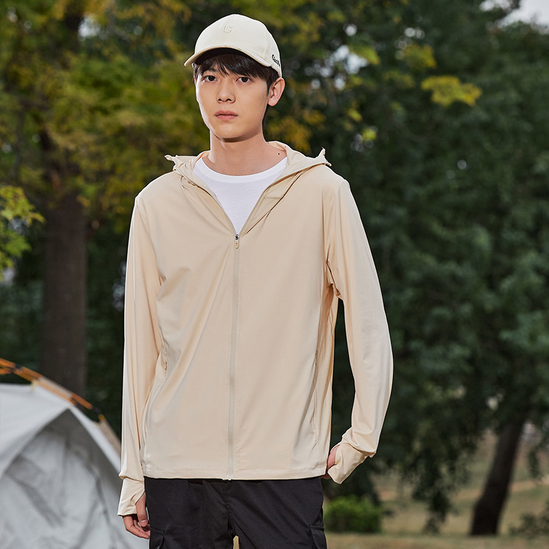 Unisex outdoorová bunda s kapucňou a UPF50+ UV ochranou, priedušná, rýchloschnúca, odvádzajúca vlhkosť