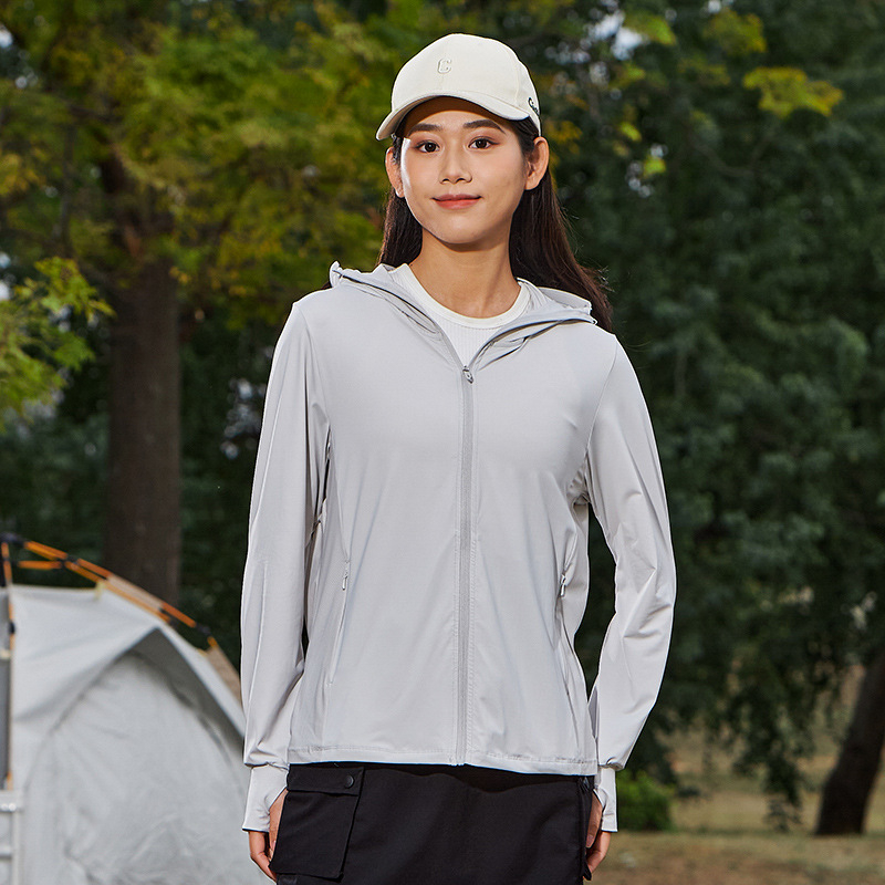 Unisex outdoorová bunda s kapucňou a UPF50+ UV ochranou, priedušná, rýchloschnúca, odvádzajúca vlhkosť