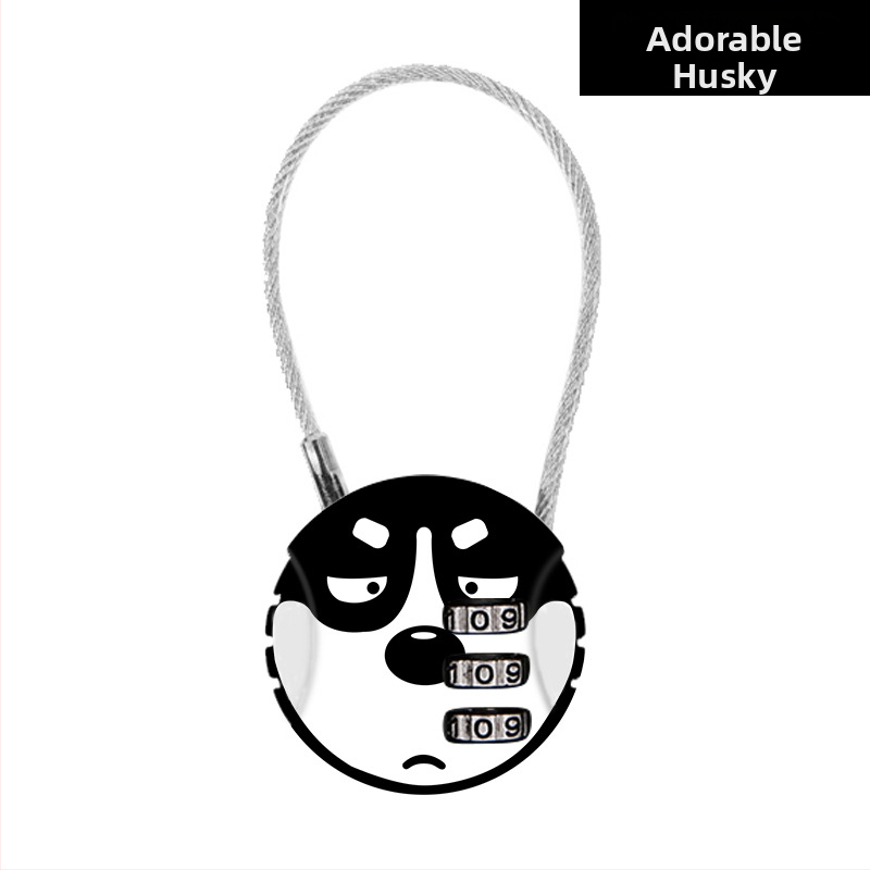 Jelszavas zár sisakhoz, poggyászhoz és edzőtermi szekrényhez | Cinkötvözet, 48.4, Acéldrótos mechanizmus