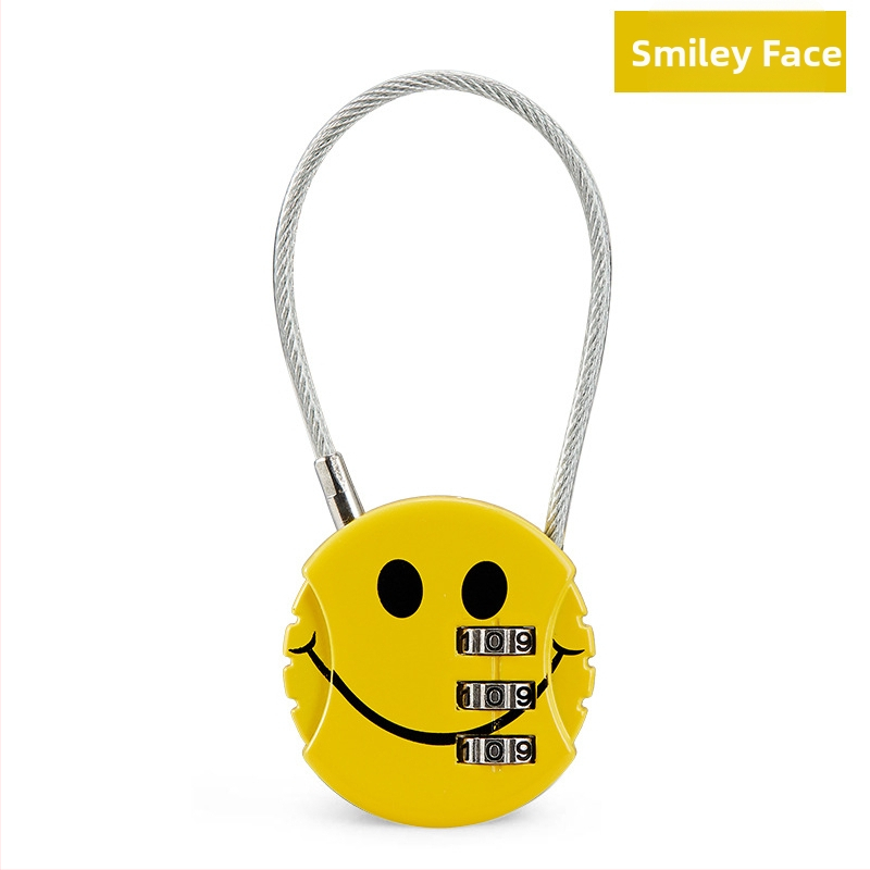 Jelszavas zár sisakhoz, poggyászhoz és edzőtermi szekrényhez | Cinkötvözet, 48.4, Acéldrótos mechanizmus