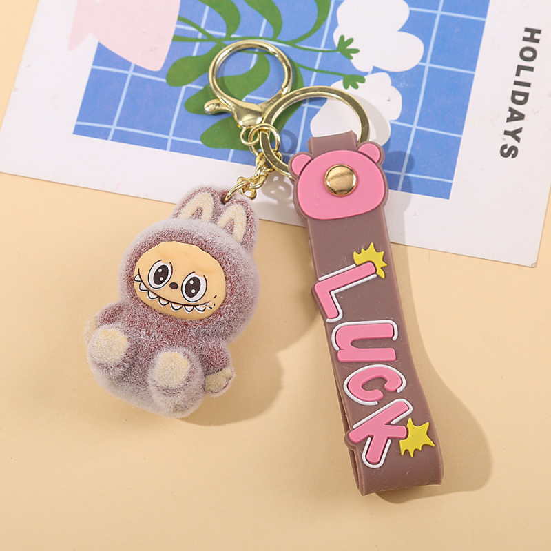 Ключодържател, карикатурна кукла с изпъкнали зъби, пластмасов, 52 г, индивидуално опакован