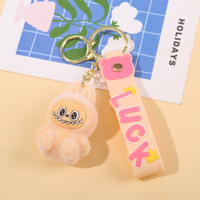 Ключодържател, карикатурна кукла с изпъкнали зъби, пластмасов, 52 г, индивидуално опакован