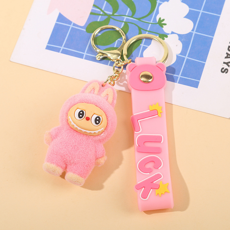 Ключодържател, карикатурна кукла с изпъкнали зъби, пластмасов, 52 г, индивидуално опакован