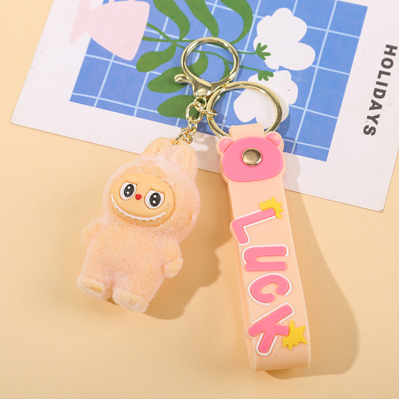 Ключодържател, карикатурна кукла с изпъкнали зъби, пластмасов, 52 г, индивидуално опакован