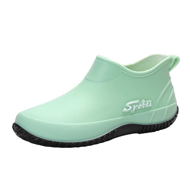 Ženske kišne cipele od PVC – vodootporne, protuklizne, niska visina, slip-on