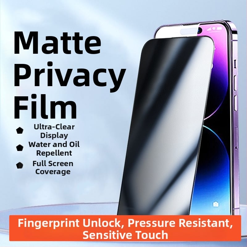 ΠροProtektive οθόνης από tempered glass με anti-peep και προστασία από πτώσεις για iPhone 11–14 Pro/Max