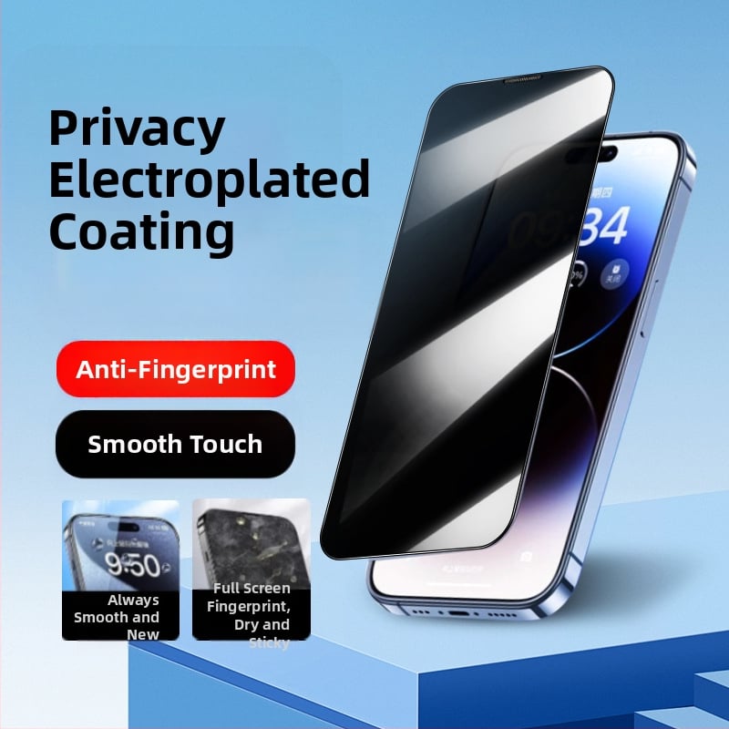 ΠροProtektive οθόνης από tempered glass με anti-peep και προστασία από πτώσεις για iPhone 11–14 Pro/Max