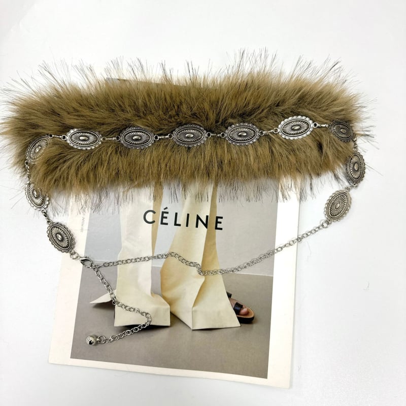 Μεταλλική ζώνη μέσης – στυλ υποκουλτούρας, ρετρό έμπνευση, για γυναίκες, μονή θηλιά ζώνης