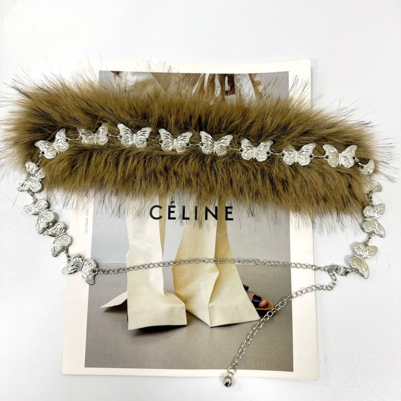 Μεταλλική ζώνη μέσης – στυλ υποκουλτούρας, ρετρό έμπνευση, για γυναίκες, μονή θηλιά ζώνης