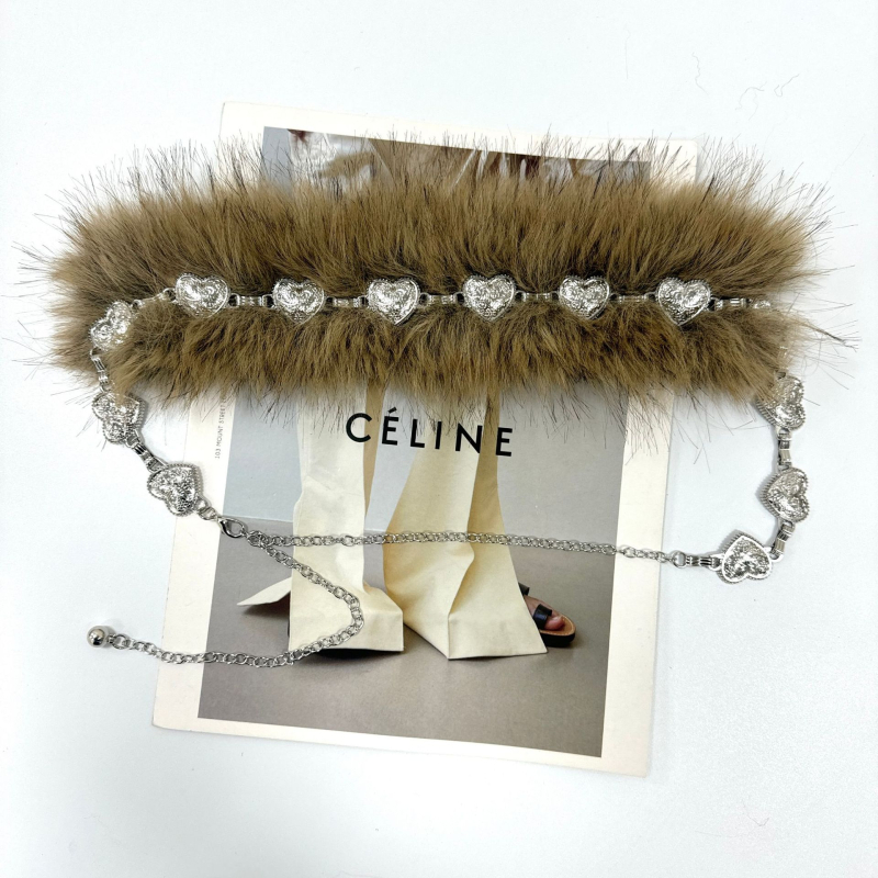 Μεταλλική ζώνη μέσης – στυλ υποκουλτούρας, ρετρό έμπνευση, για γυναίκες, μονή θηλιά ζώνης