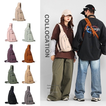 Unisex nylon crossbody torba – proljeće 2025, svakodnevna upotreba.