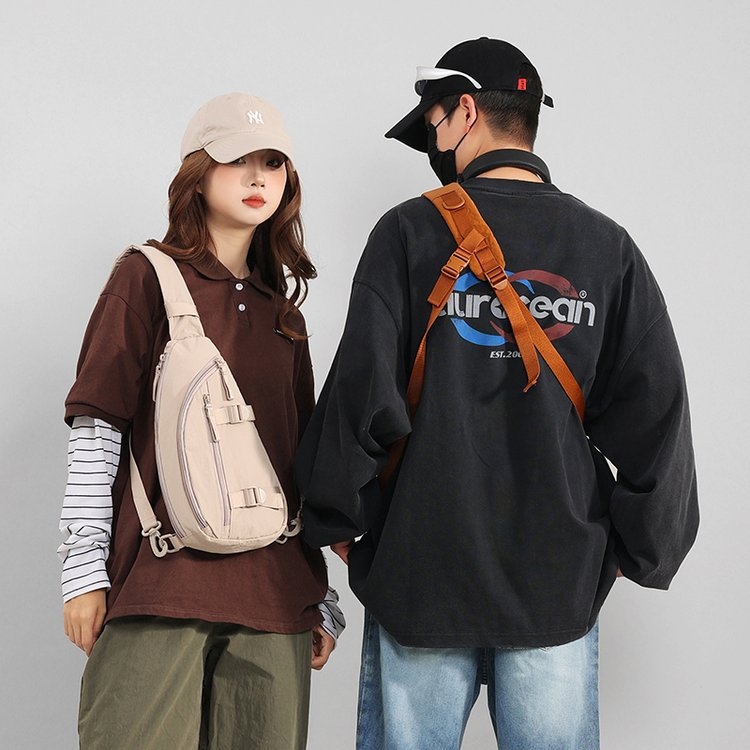 Unisex nylon crossbody torba – proljeće 2025, svakodnevna upotreba.