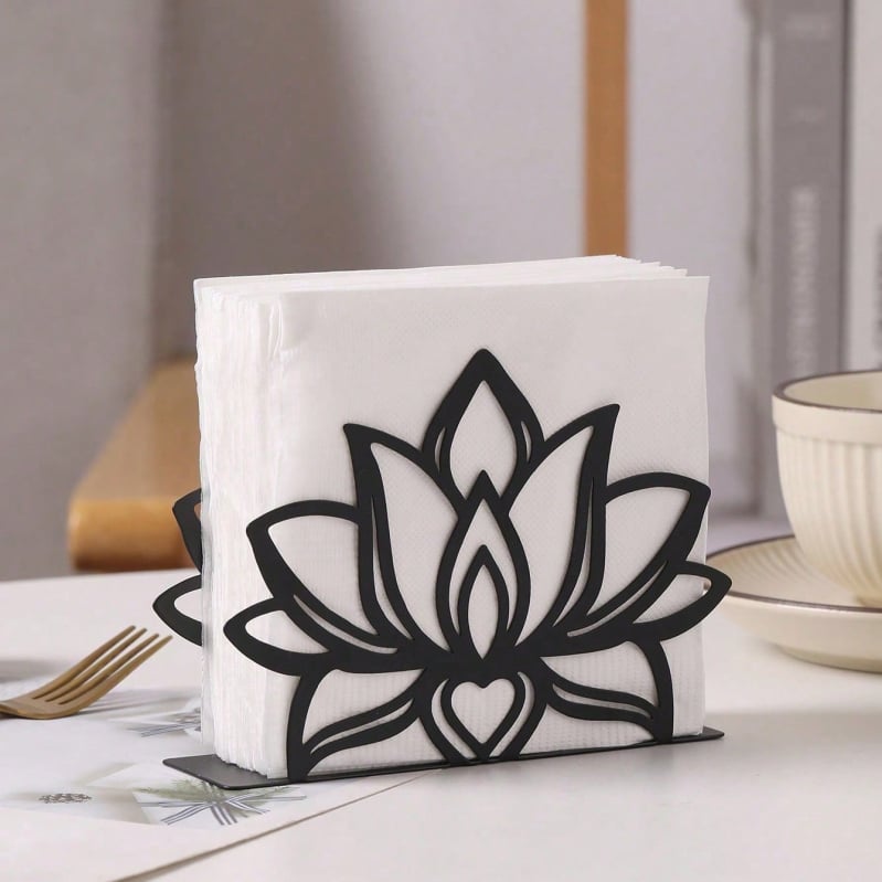 Suport de șervete din fier, design Nordic creativ, vertical, suport metalic pentru masă, formă ovală, suprafață netedă