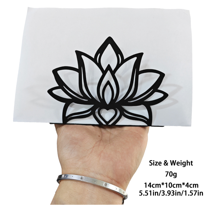 Suport de șervete din fier, design Nordic creativ, vertical, suport metalic pentru masă, formă ovală, suprafață netedă