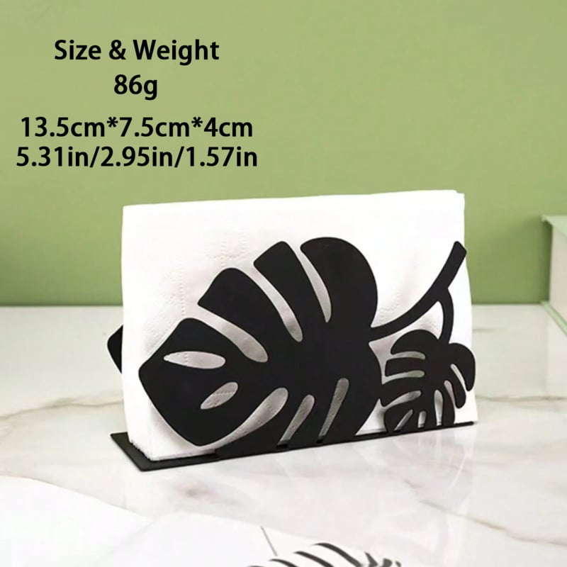 Suport de șervete din fier, design Nordic creativ, vertical, suport metalic pentru masă, formă ovală, suprafață netedă